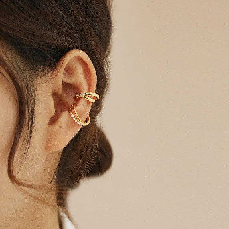 Bubble Pearls Ear Cuffs