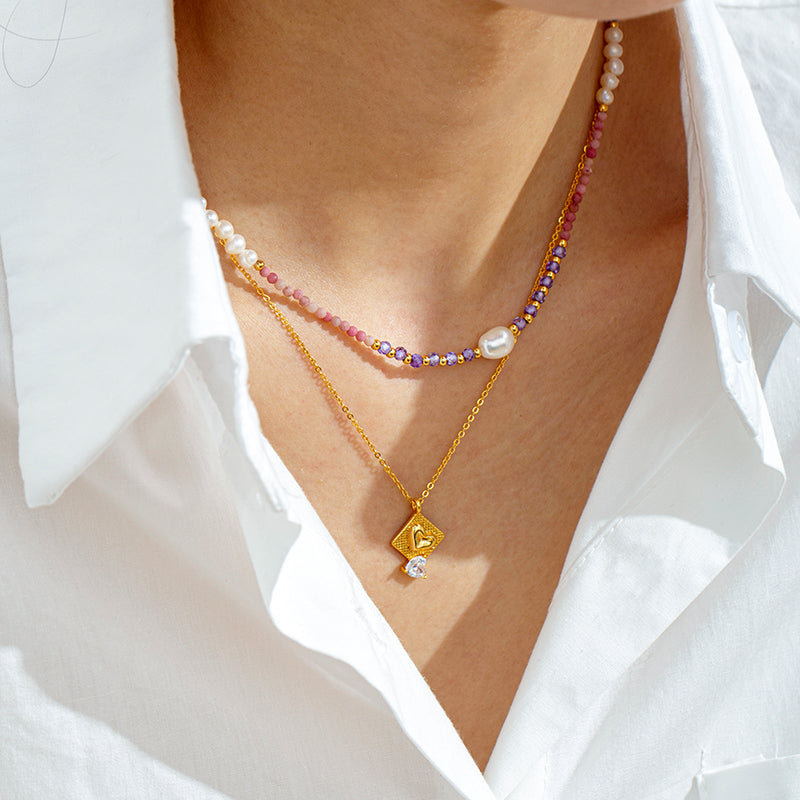 Pastel Petals Necklace