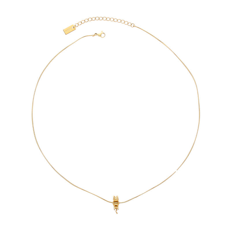 Playful Kitten Necklace