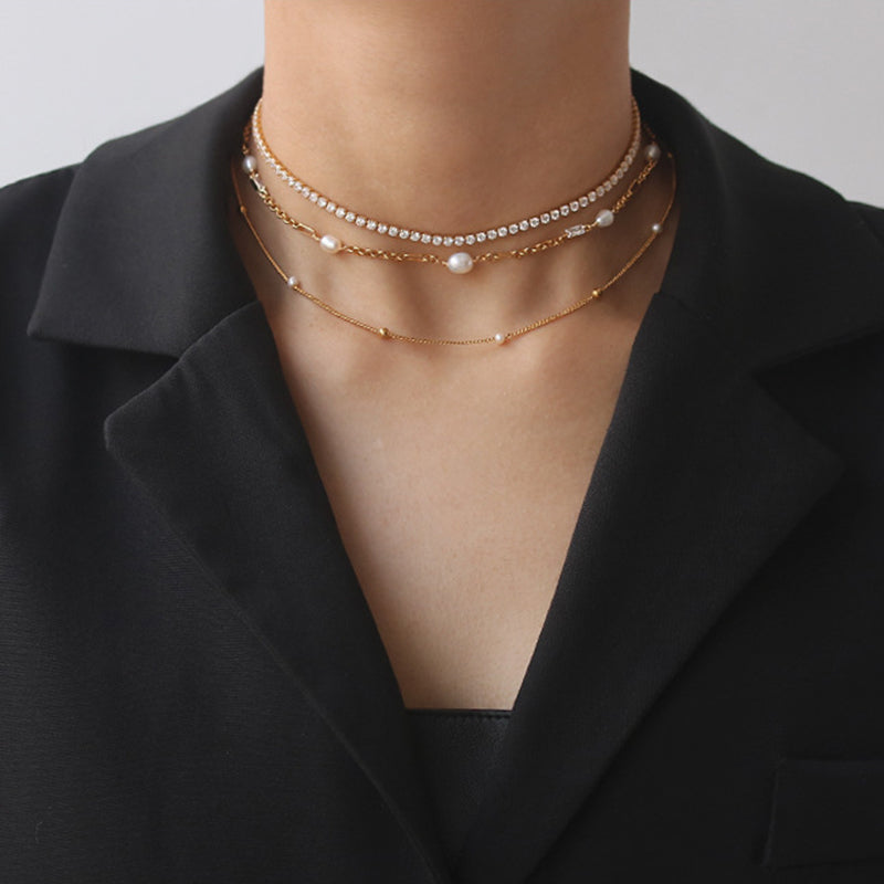 Rose Layering Necklace