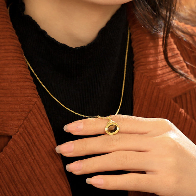 Eastern Tiger Eyes Necklace