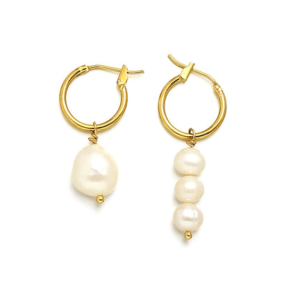 Pearl String Earrings