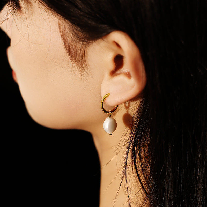Pearl String Earrings