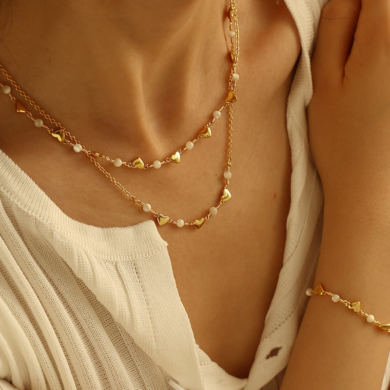 Morning Pearl Layered Necklace