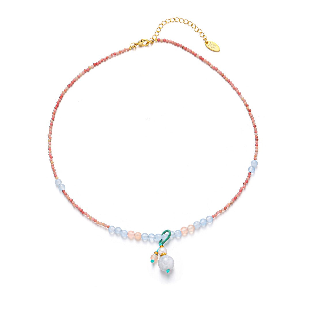 Frosty Gourd Necklace
