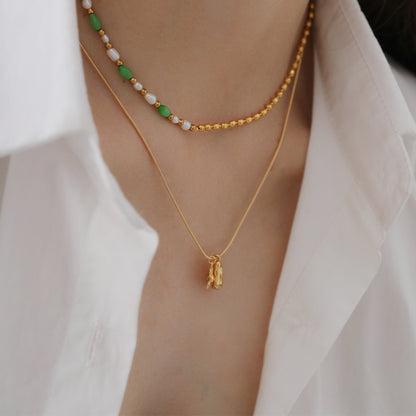 Rebellious Pearl Layered Necklace