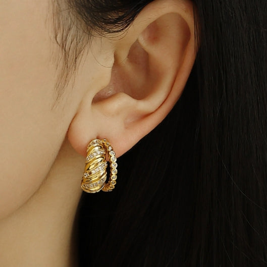 Butter Croissant Earrings