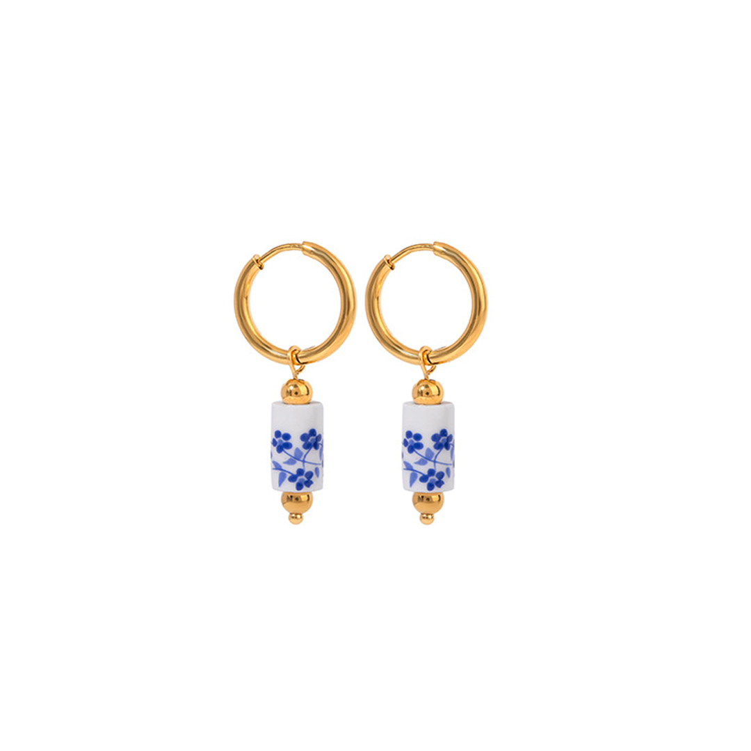 Ceramic Lantern Earrings