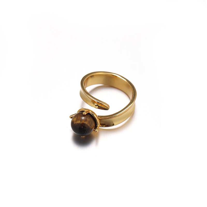 Radiant Amber Ring