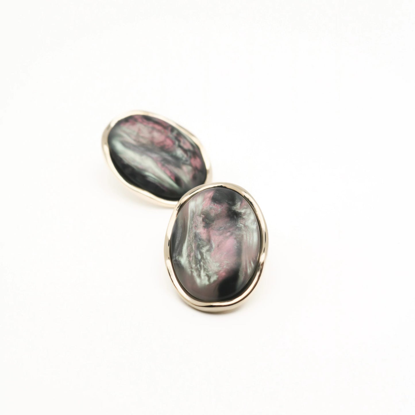 Oval Stones Earrings
