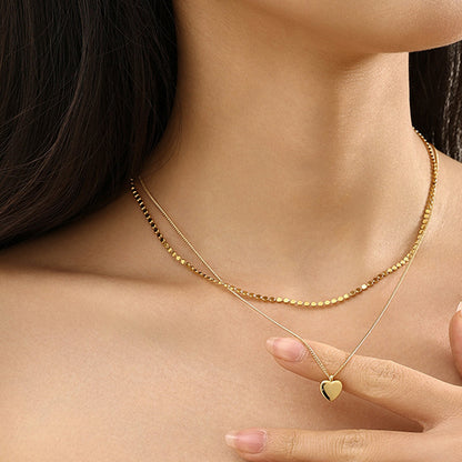 Heartbeat Layered Necklace