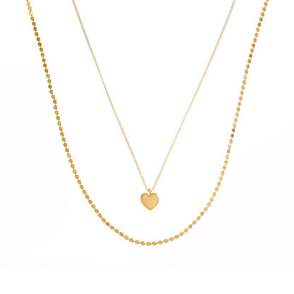 Heartbeat Layered Necklace