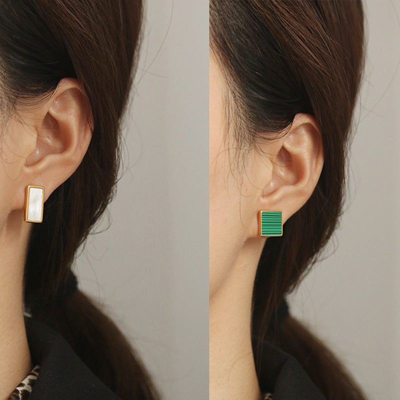 Tick Tock Stud Earrings