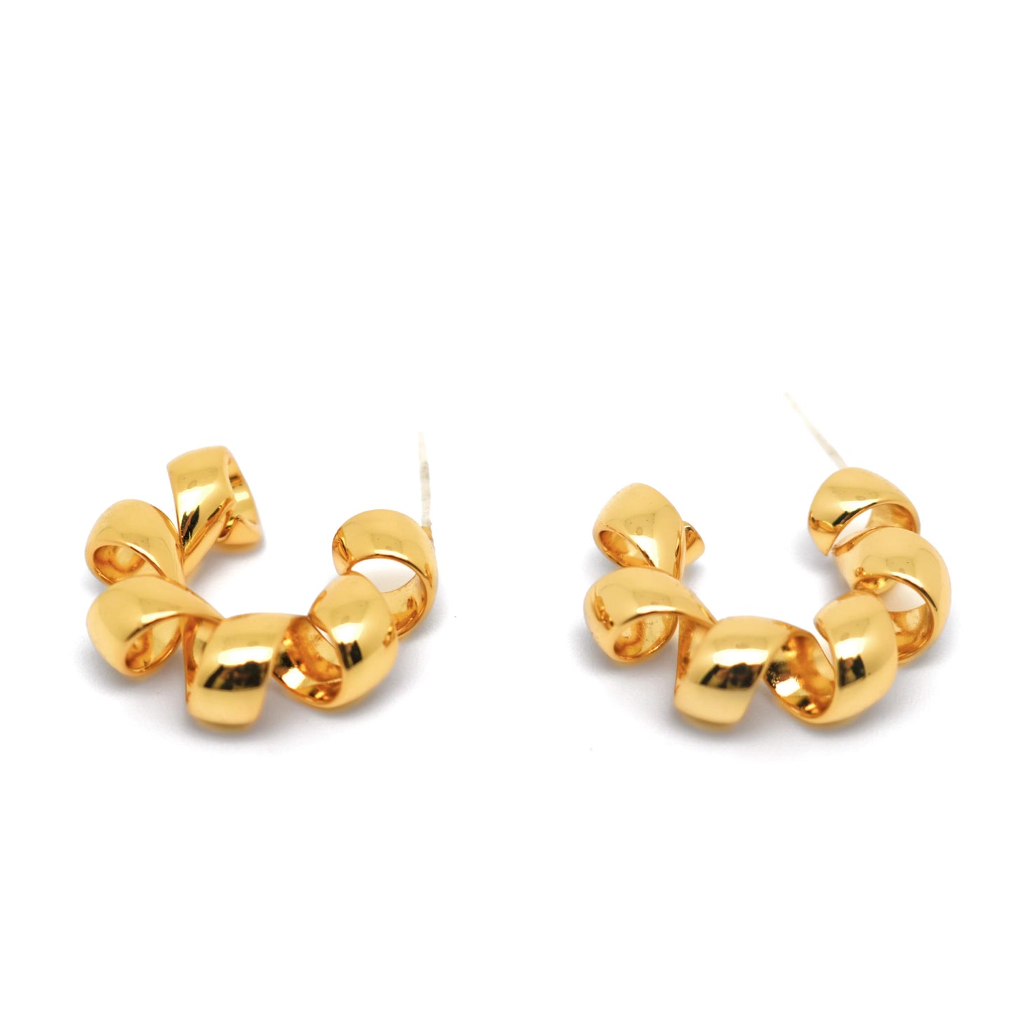 Full Moon Stud Earrings